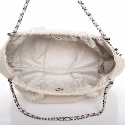 Chanel Python Croissant Bag Ivory 5 of 7