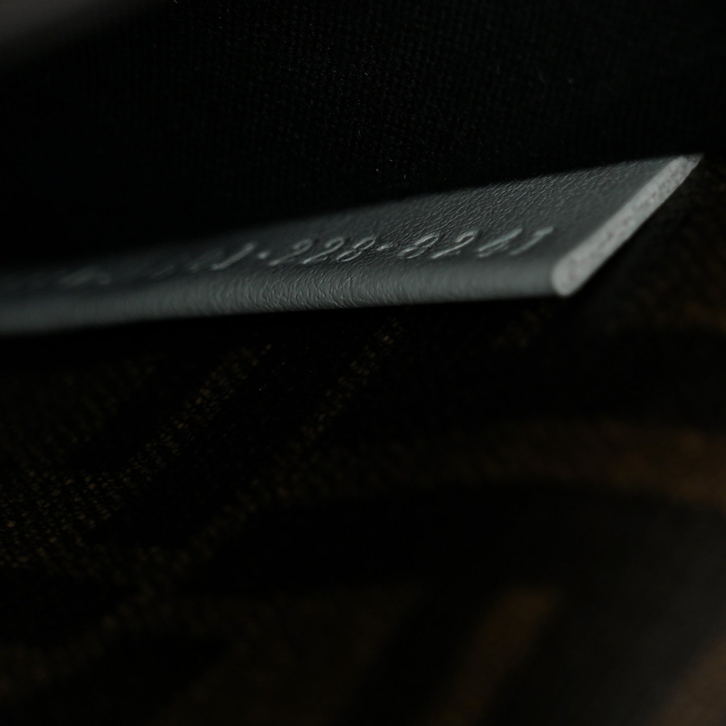 Nylon Vitello Cover Logo Embossed Mini Peekaboo I SEE U Satchel Baleari Black