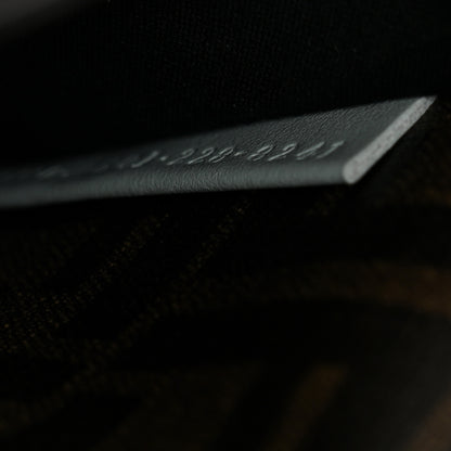 Fendi Nylon Vitello Cover Logo Embossed Mini Peekaboo I SEE U Satchel Baleari Black 8 of 13