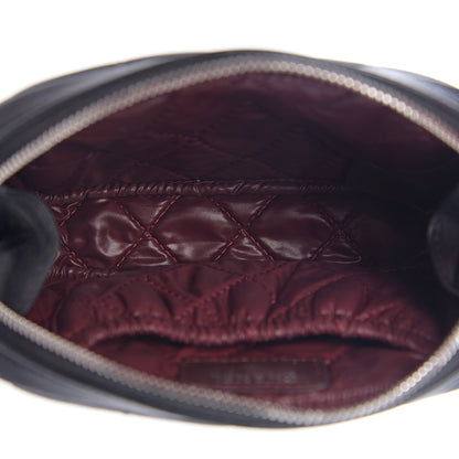 Chanel Lambskin Quilted Small Curvy Pouch Cosmetic Case Black 4 of 6