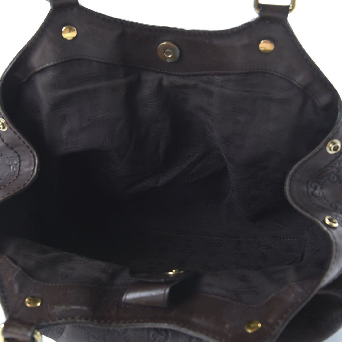 Guccissima Medium Sukey Tote Chocolate