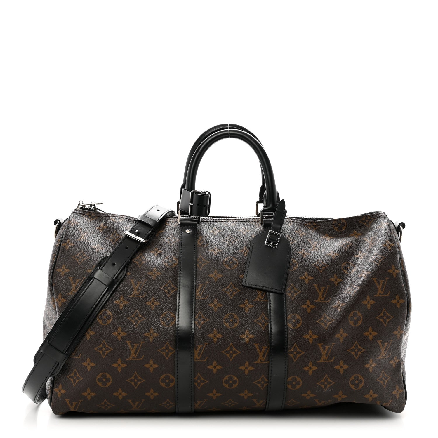 Louis Vuitton Monogram Macassar Keepall Bandouliere 45 1 of 13