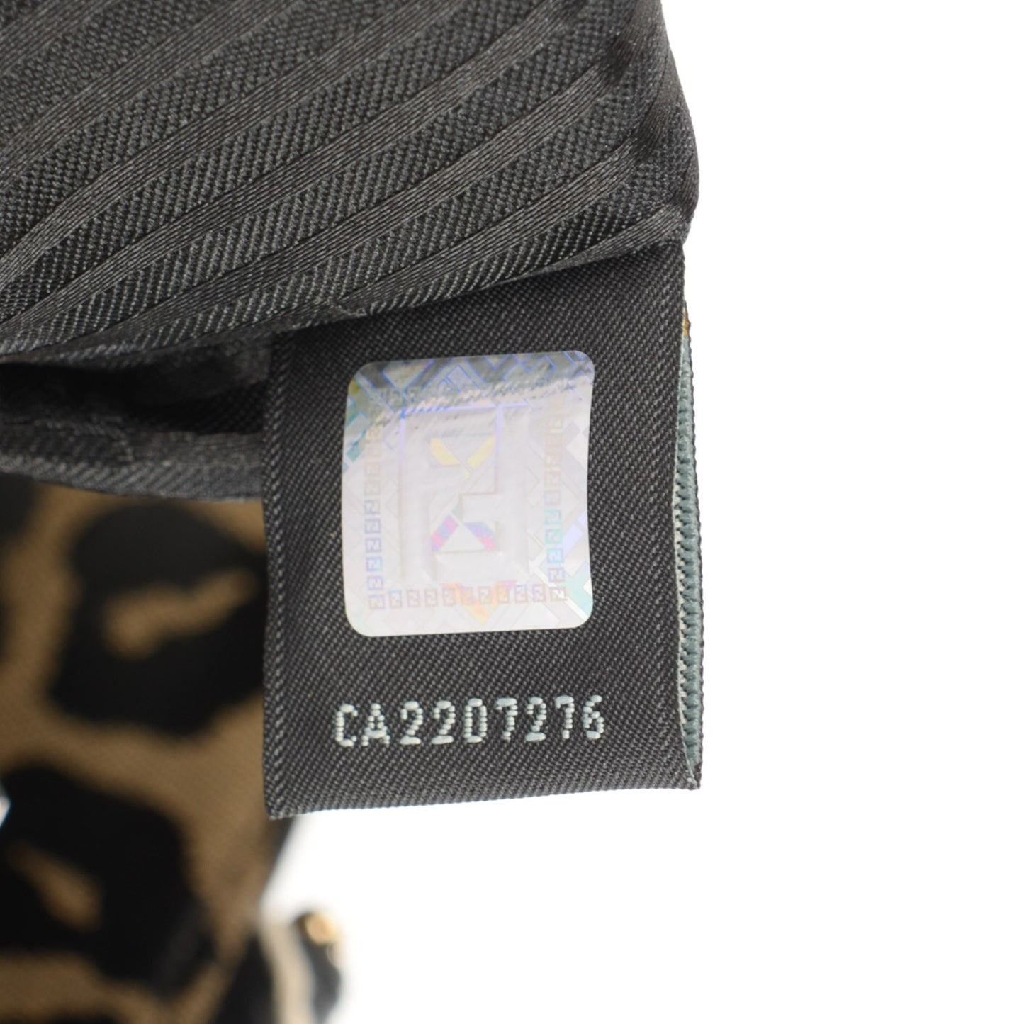 Jacquard Leopard Print Mia Tote Taupe Black