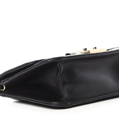 Christian Dior Lambskin Cannage Miss Dior Promenade Pouch Black 9 of 12