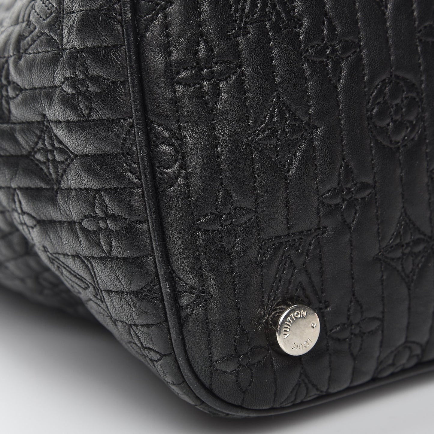 Monogram Lambskin Antheia Ixia MM Black