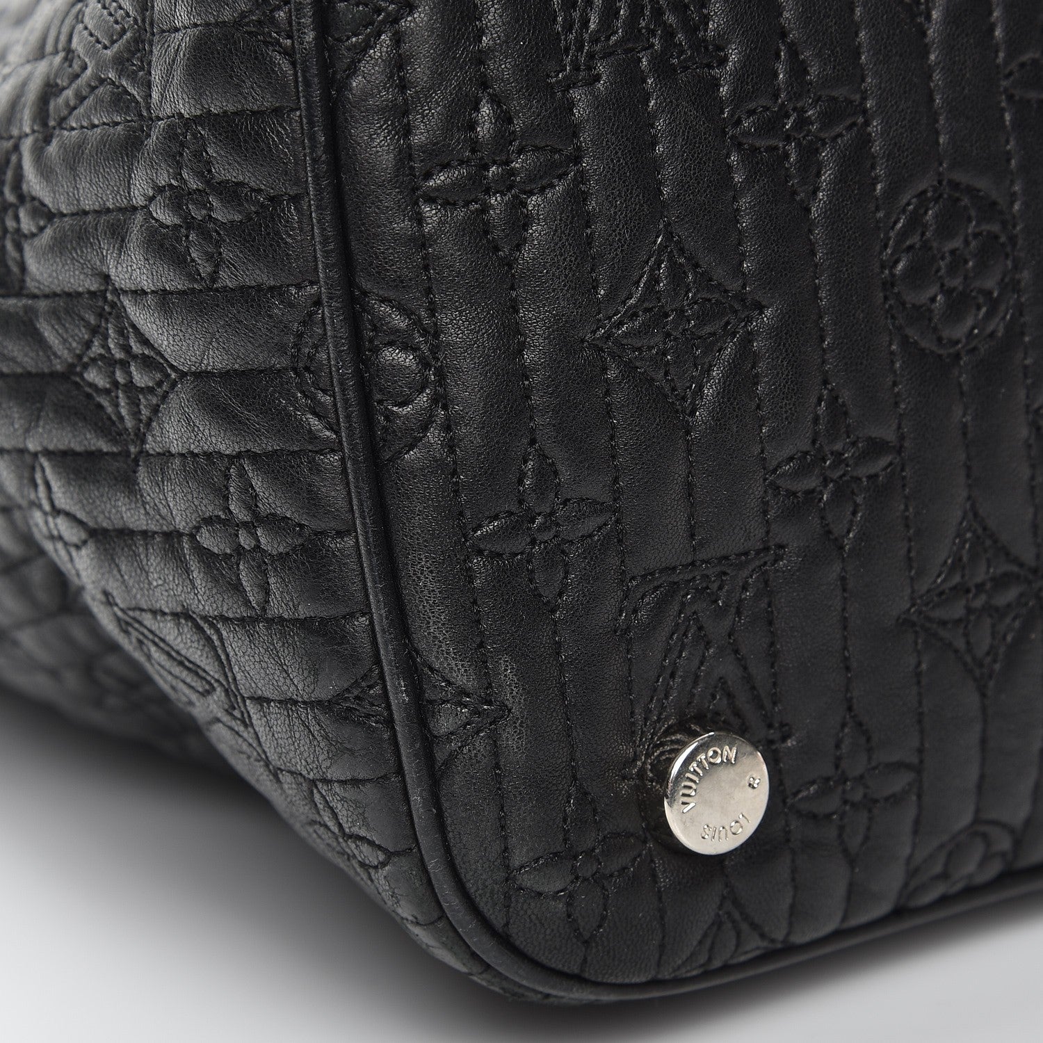 Louis Vuitton Monogram Lambskin Antheia Ixia MM Black 9 of 9