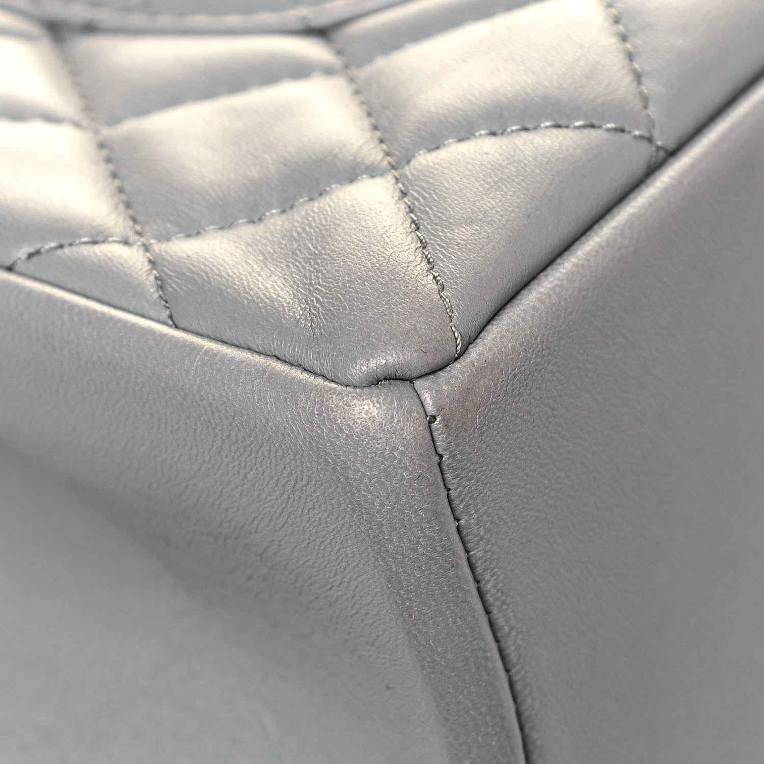 Chanel Lambskin Quilted Medium Mademoiselle Chic Flap Gris 11 of 16