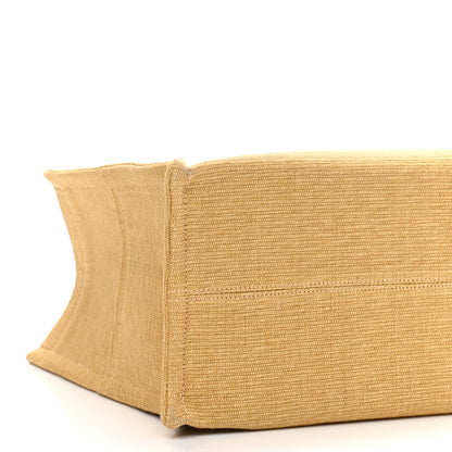 Celine Textile Calfskin Triomphe Large Cabas Thais Natural Tan 8 of 9