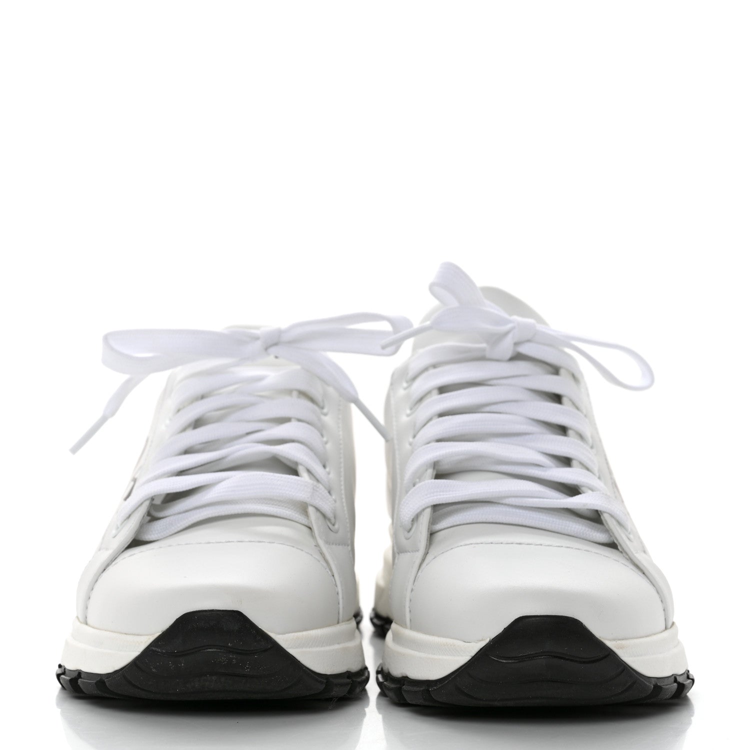 Prada Nylon Gabardine Logo Sneakers 36 White 2 of 9