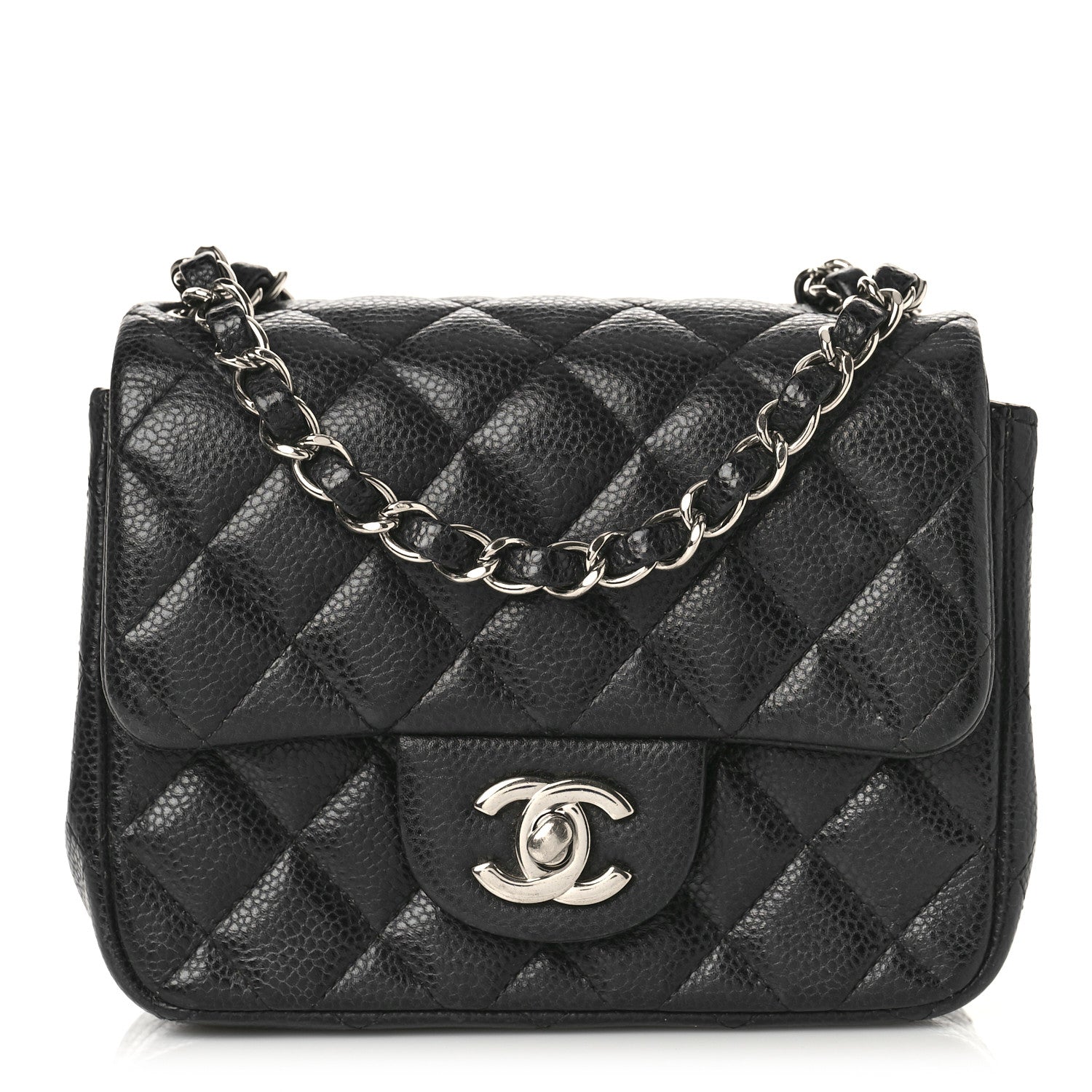 Chanel Caviar Quilted Mini Square Flap Black 1 of 9