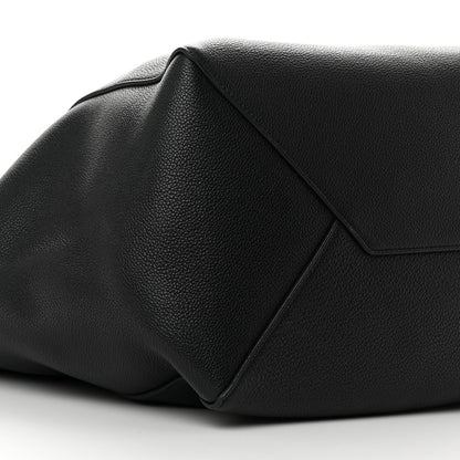 Celine Soft Grained Calfskin Medium Belt Cabas Phantom Black 9 of 11