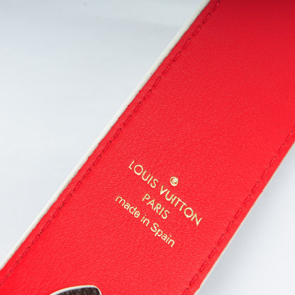 Louis Vuitton Monogram Bandouliere Shoulder Strap Red 3 of 6