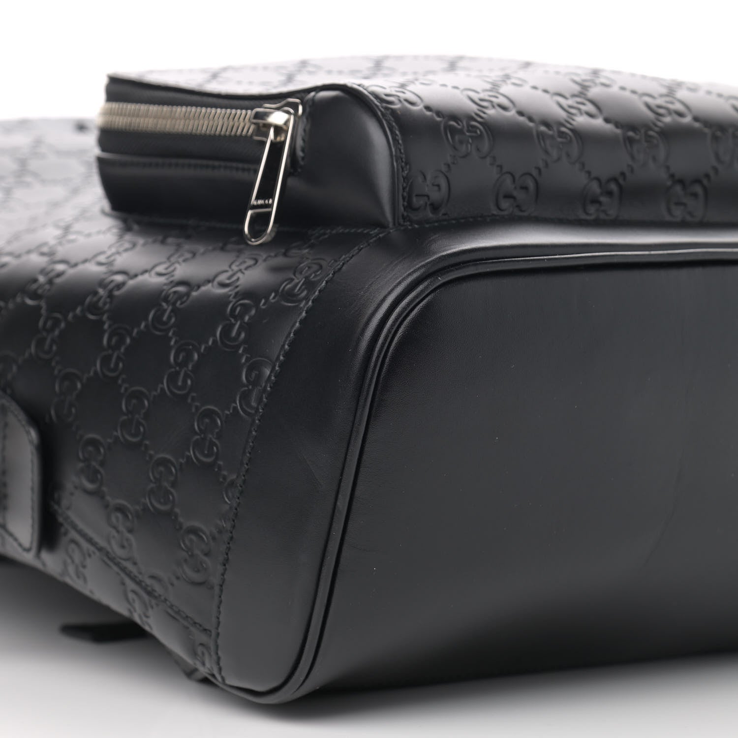 Gucci Guccissima Signature Day Backpack Black 9 of 10