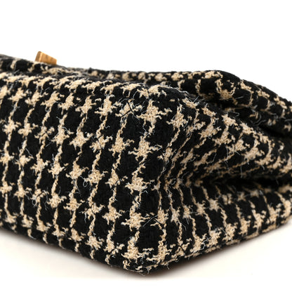 Chanel Fantasy Tweed 2.55 Reissue 225 Flap Black White 10 of 10