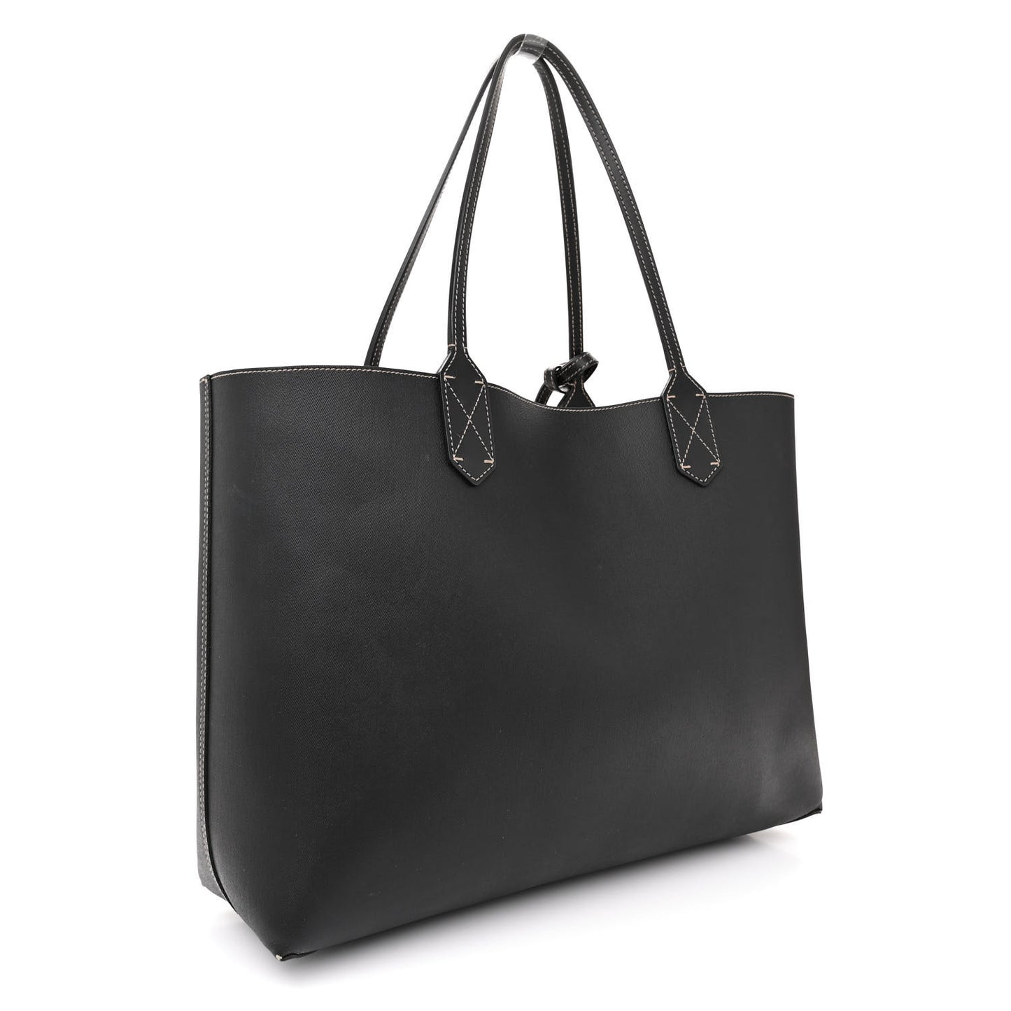 Calfskin GG Supreme Monogram Medium Reversible Tote Black