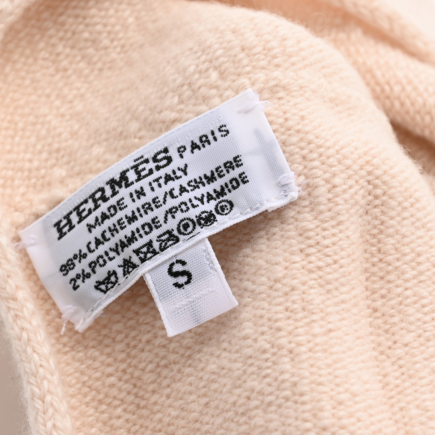 Hermes Cashmere Medor Studded Darling Beret S White 8 of 10