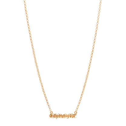 Chrome Hearts 22K Yellow Gold CHROME Script Necklace 1 of 4