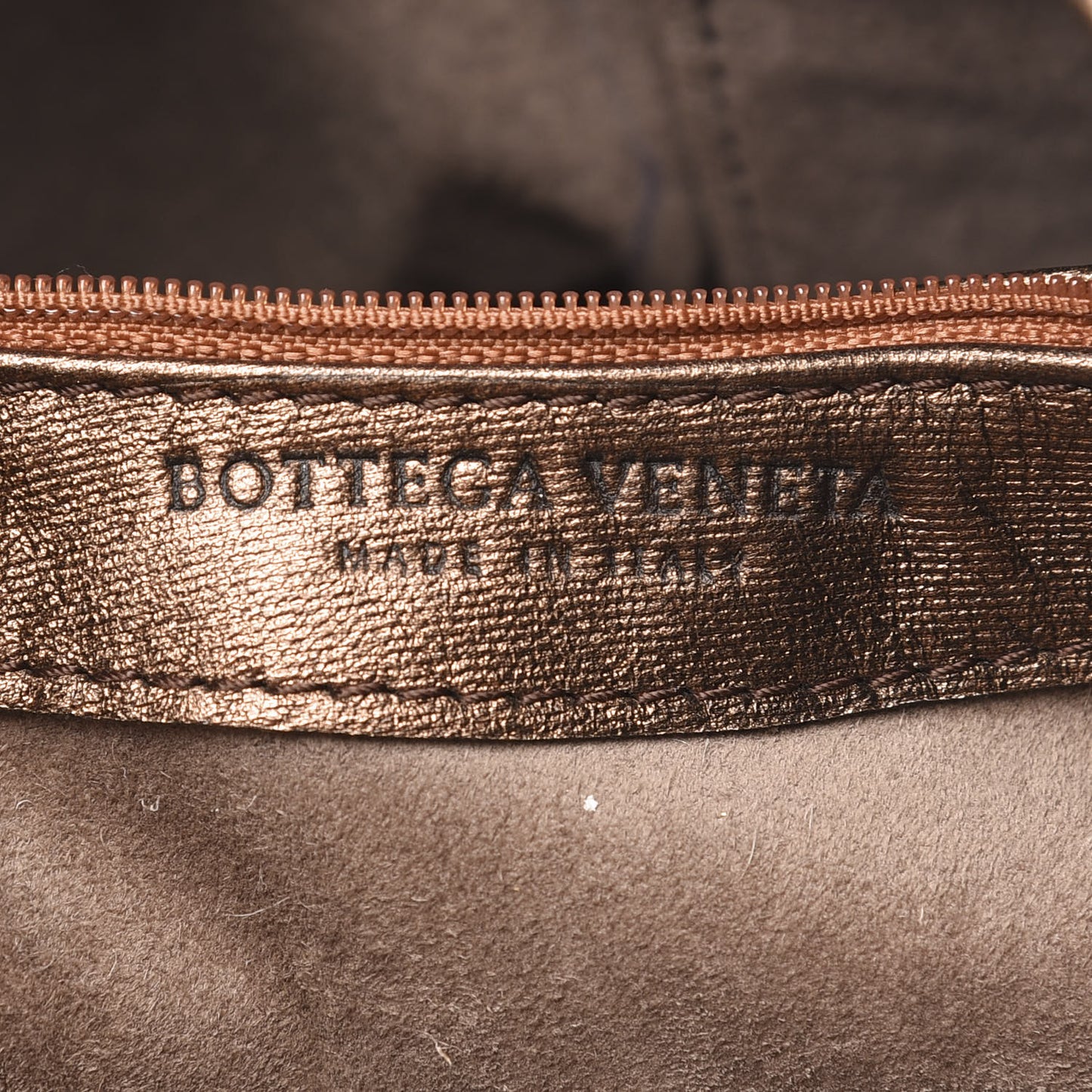 Intrecciato Nappa Aquilone Fortune Cookie Hobo Copper