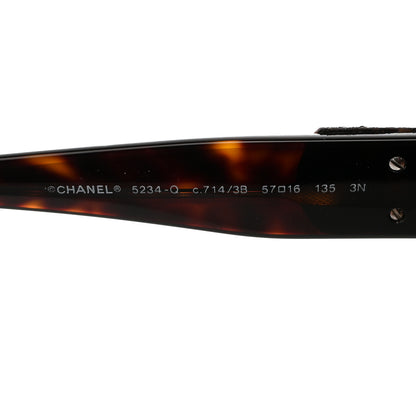 Chanel CC Turnlock Sunglasses 5234 Q Tortoise 6 of 8