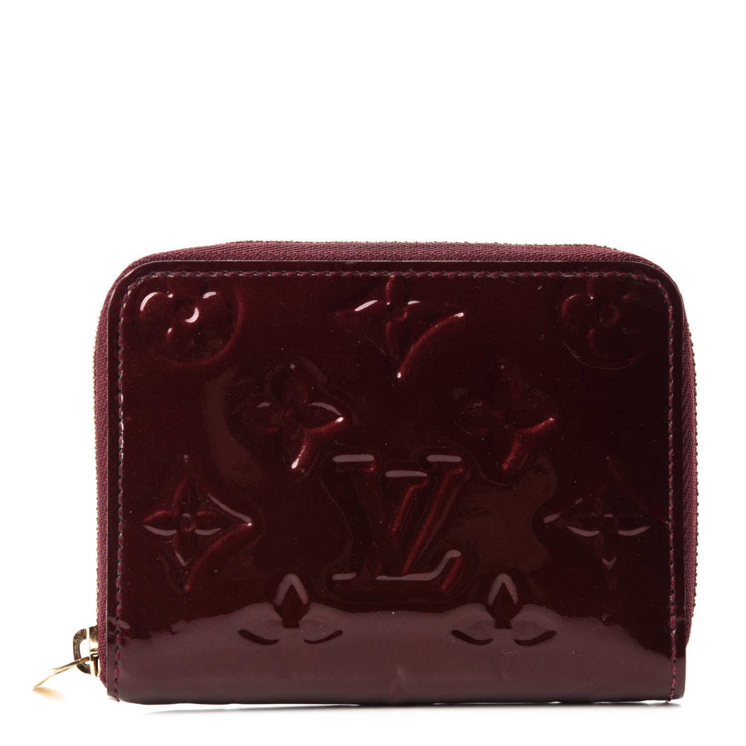 Louis Vuitton Vernis Zippy Coin Purse Wallet Rouge Fauviste 1 of 9