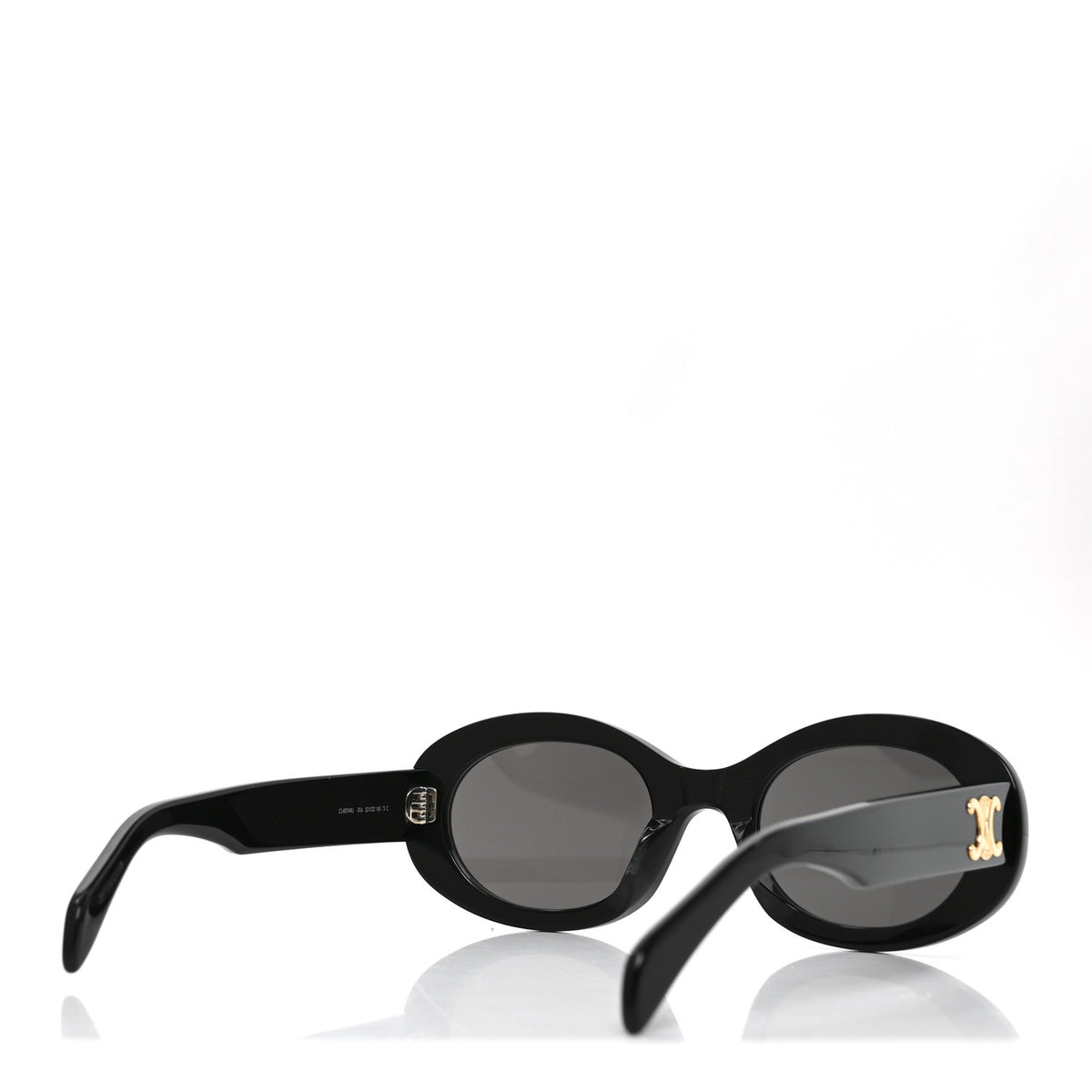 Celine Acetate Triomphe 01 Sunglasses CL 40194U Black 4 of 7