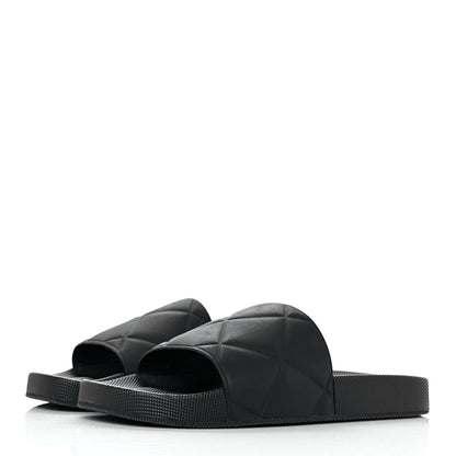 Bottega Veneta Rubber The Slider Sandals 39 Black 3 of 7