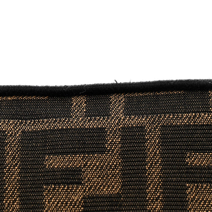 Fendi Fabric Jacquard FF 1974 Mini Baguette Tobacco Moro Black 12 of 13