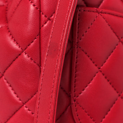 Chanel Lambskin Quilted Small Urban Spirit Backpack Red 10 of 10