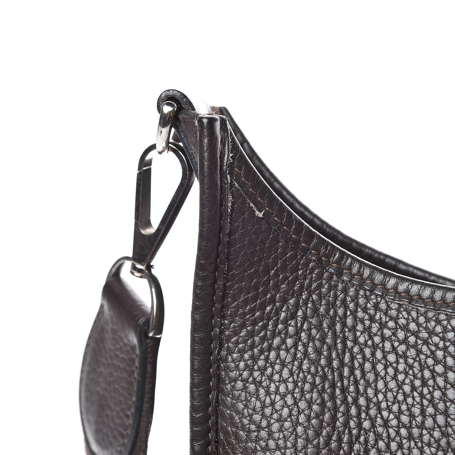 Hermes Taurillon Clemence Evelyne II GM Chocolate 12 of 23