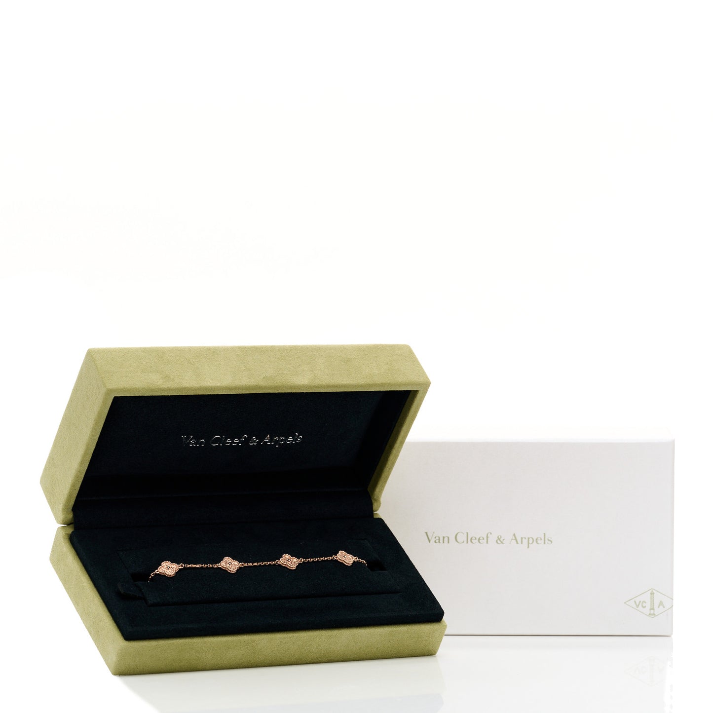 18K Rose Gold 6 Motifs Sweet Alhambra Bracelet