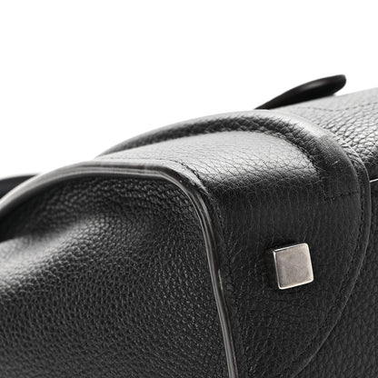 Celine Drummed Calfskin Mini Luggage Black 7 of 19