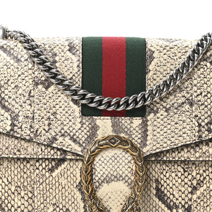 Gucci Snakeskin Web Medium Dionysus Shoulder Bag Natural 8 of 11