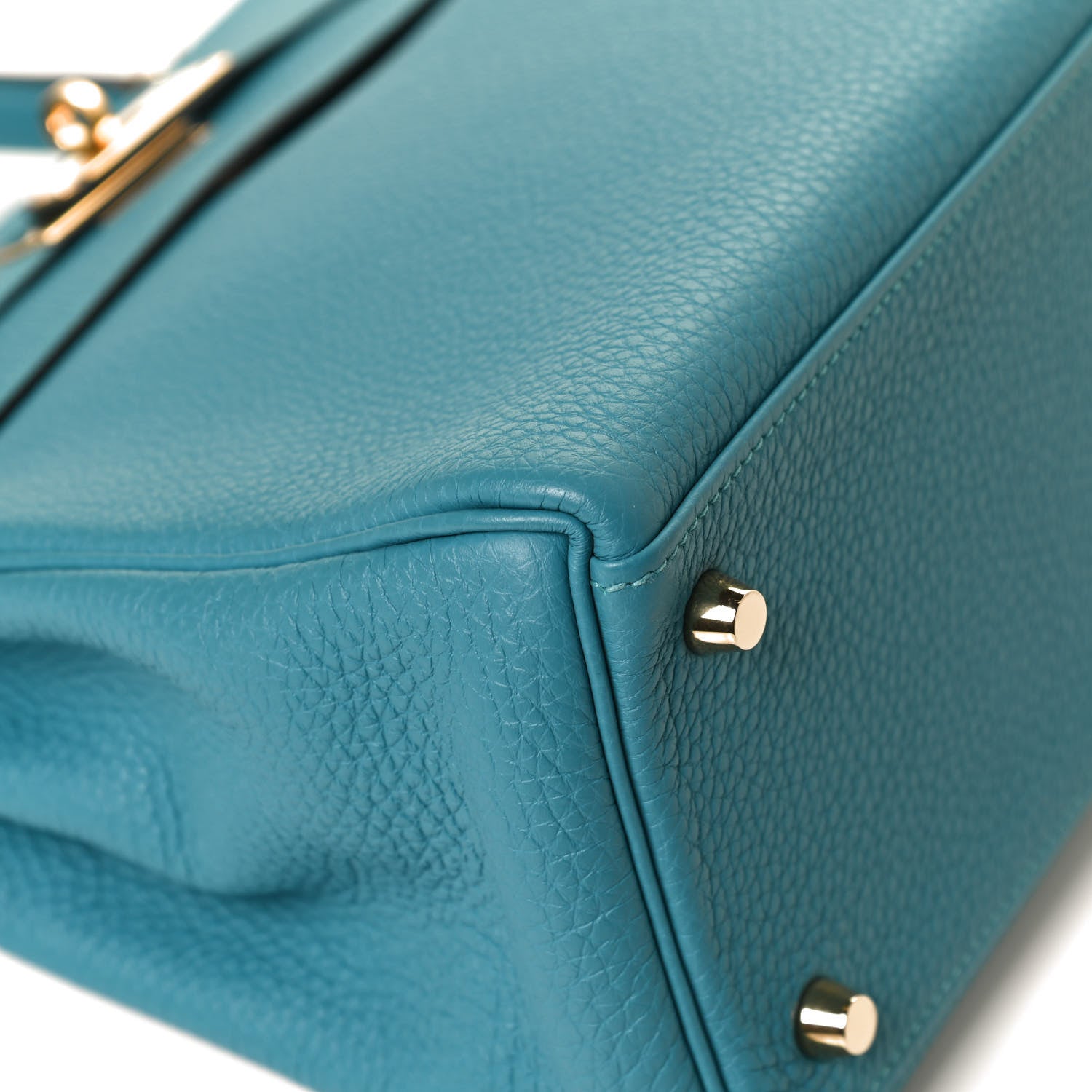 Hermes Togo Kelly Retourne 32 Turquoise 11 of 11