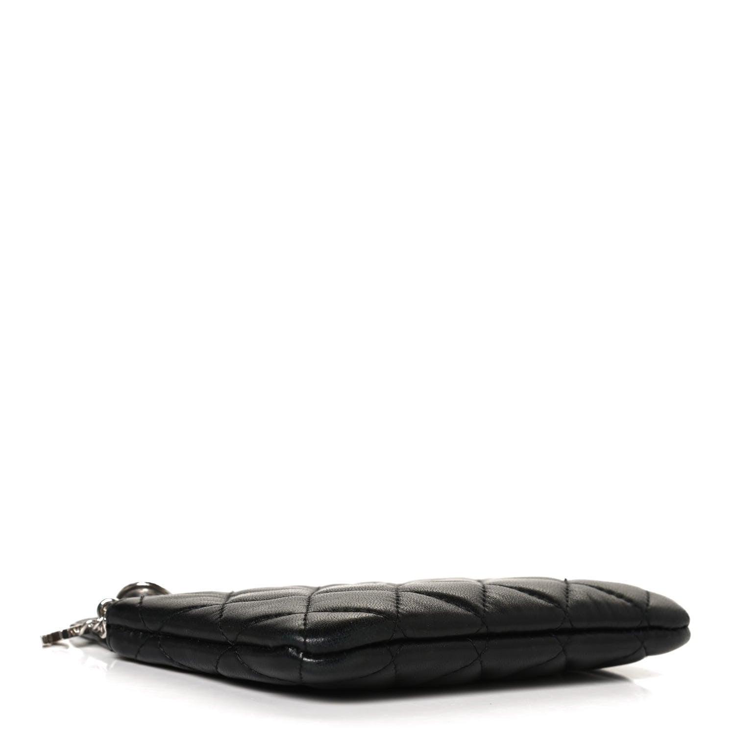 Chanel Lambskin Quilted Small Cosmo Cosmetic Case Black 4 of 9
