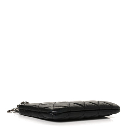 Chanel Lambskin Quilted Small Cosmo Cosmetic Case Black 4 of 9