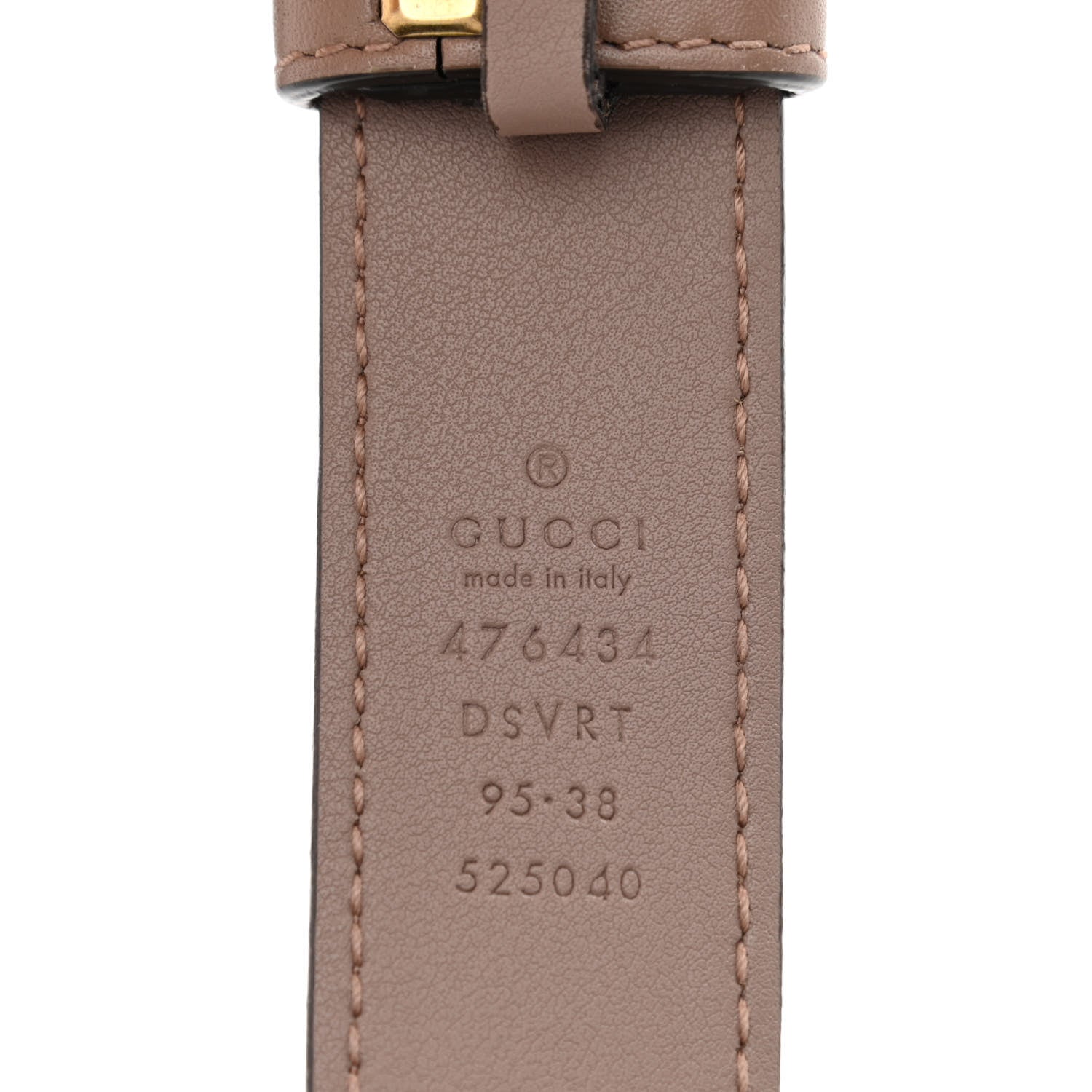 Gucci Calfskin Matelasse GG Marmont Belt Bag 95 38 Porcelain Rose 8 of 17