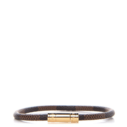 Louis Vuitton Damier Ebene Keep It Bracelet 21 3 of 5