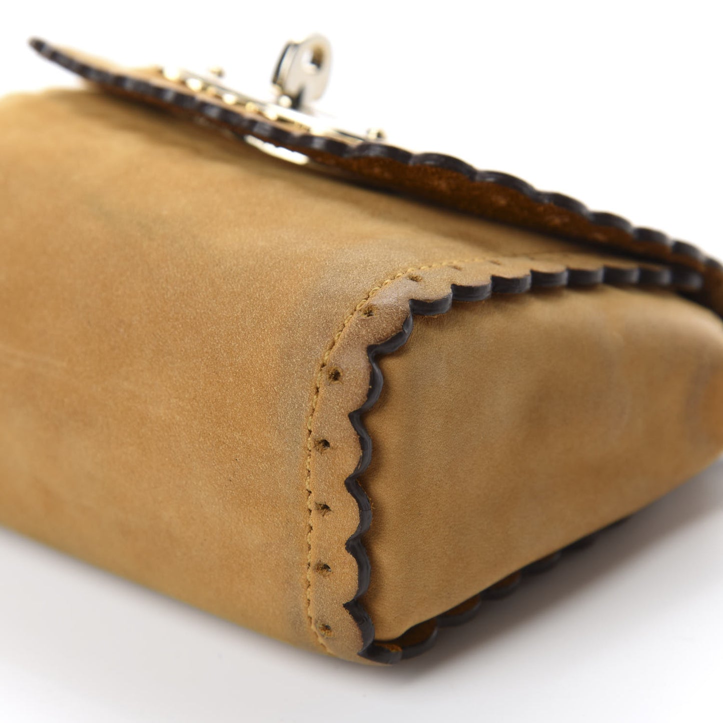 Smooth Nubuck Mini Cookie Flap Ochre