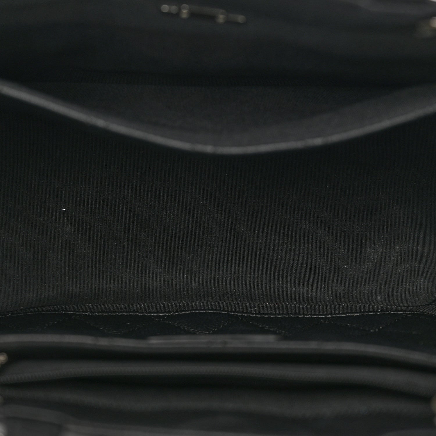 Chanel Caviar Quilted Small CC Box Shopping Tote Black 5 of 15