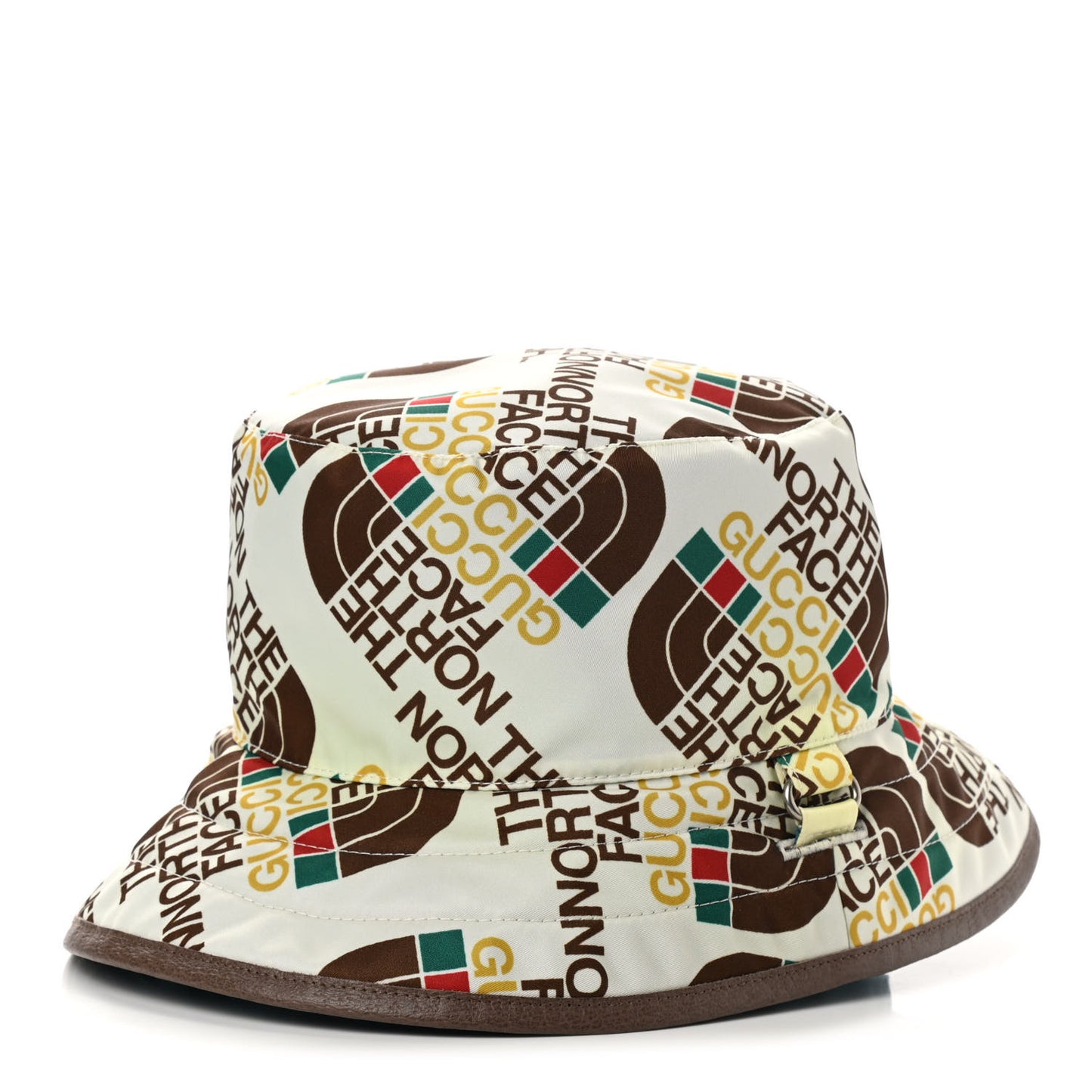 X THE NORTH FACE Nylon Reversible Self-Tie Bucket Hat L Beige Sky Blue