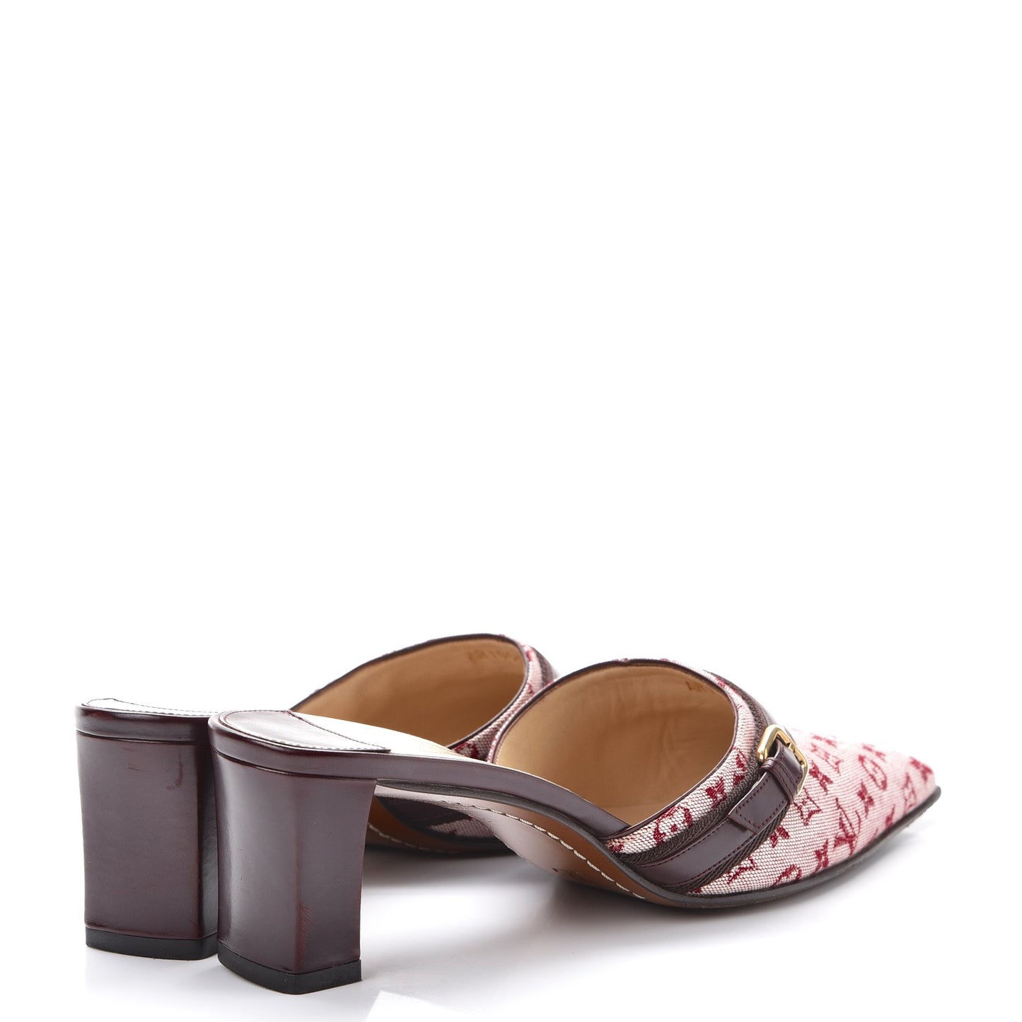 Mini Monogram Mules 36 Cherry
