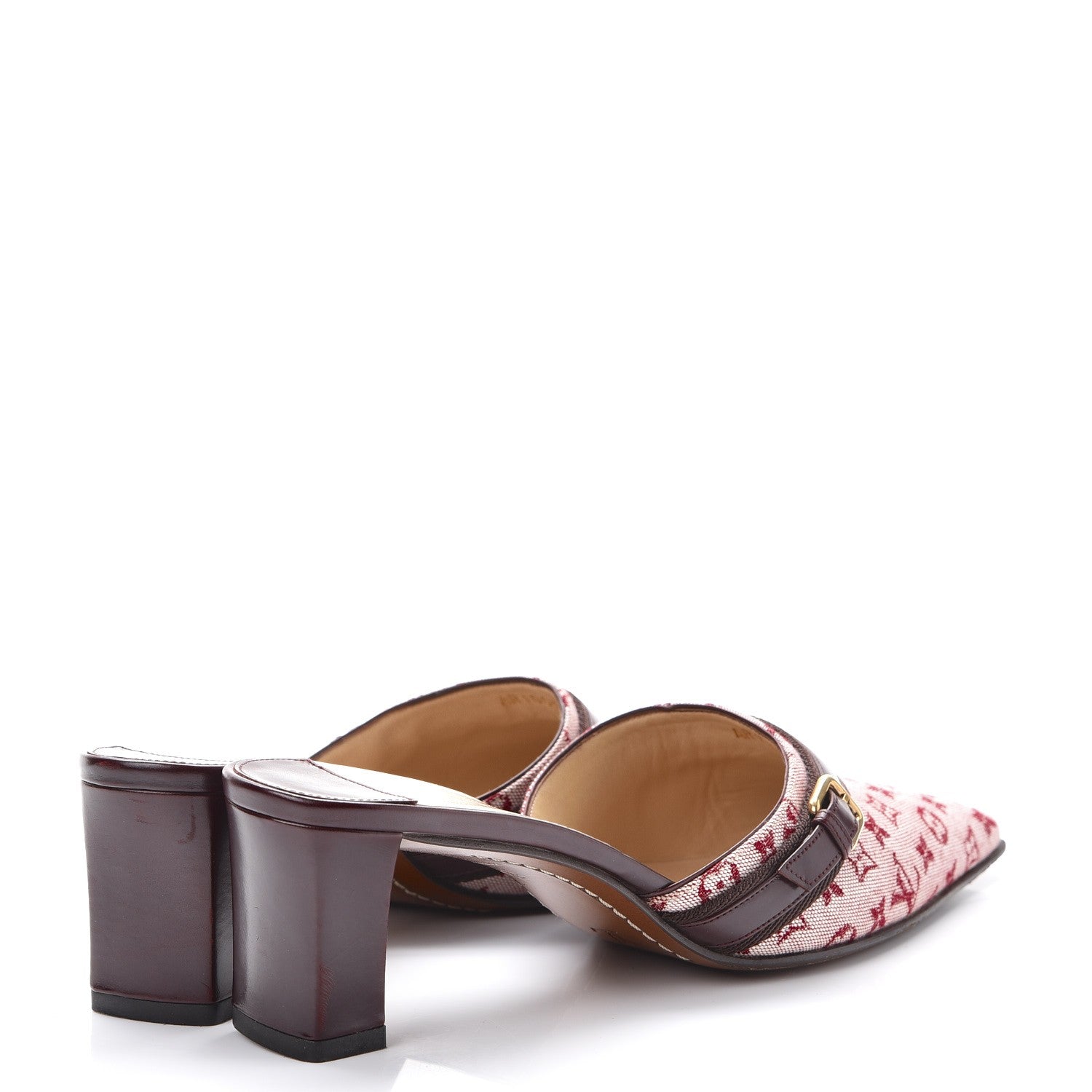 Louis Vuitton Mini Monogram Mules 36 Cherry 4 of 9