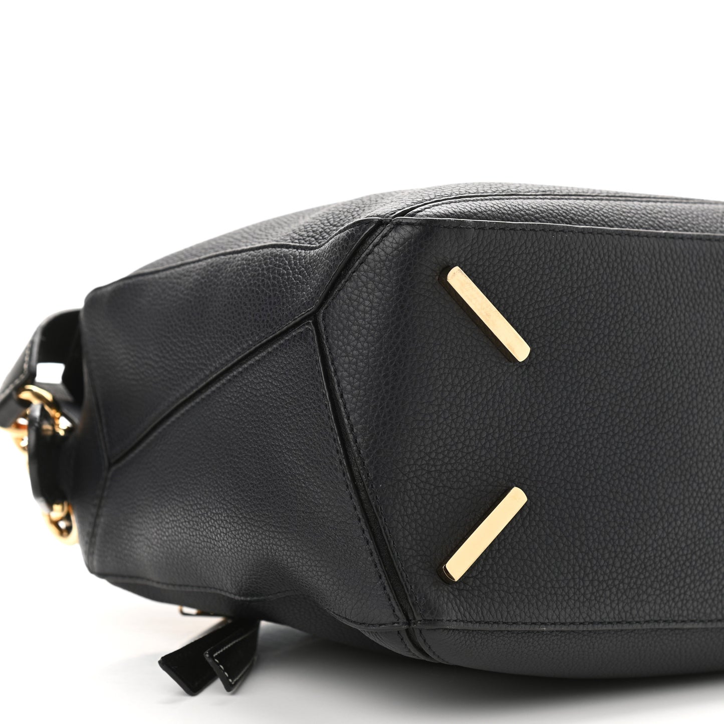Calfskin Medium Puzzle Bag Midnight Blue Black