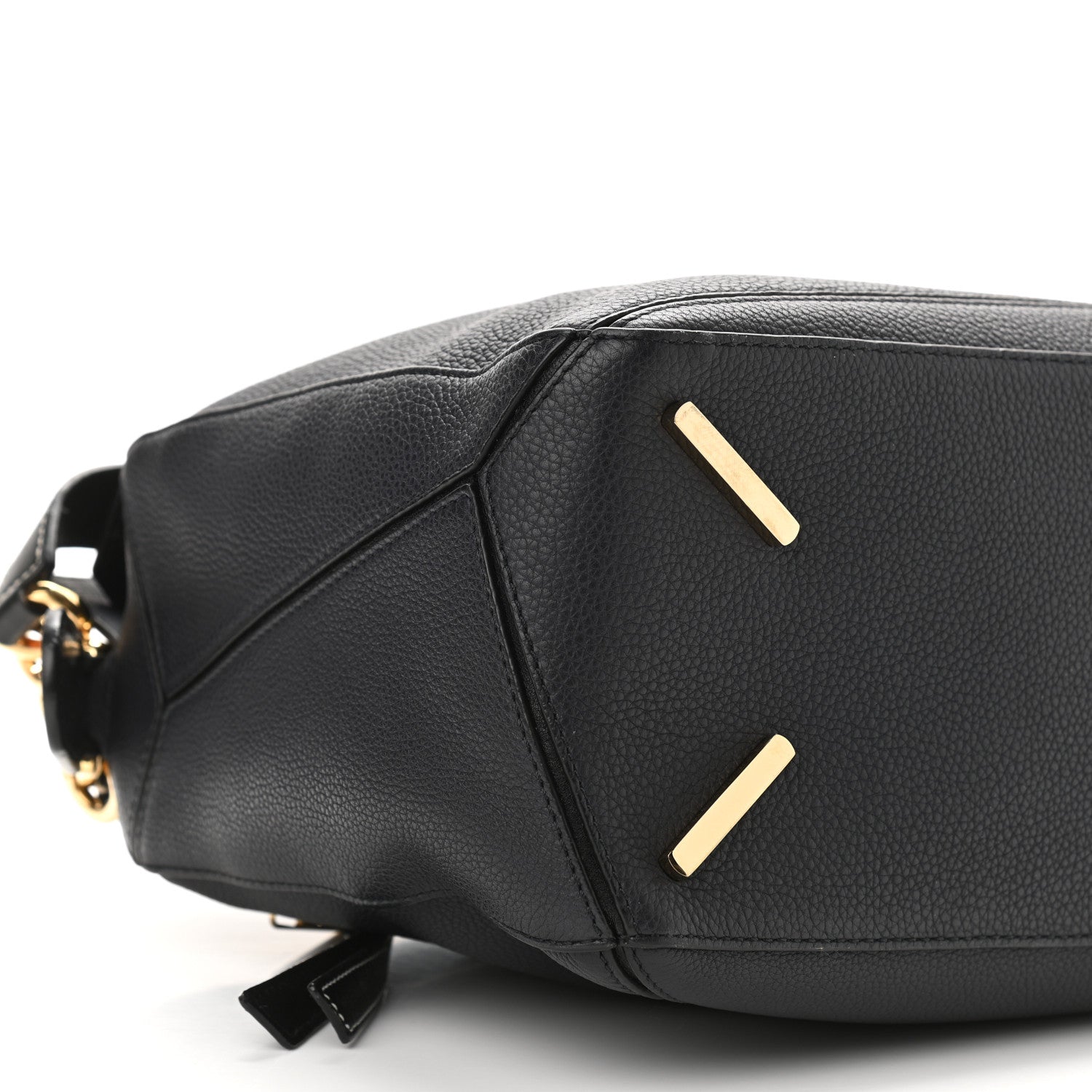 Loewe Calfskin Medium Puzzle Bag Midnight Blue Black 9 of 11