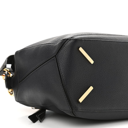 Loewe Calfskin Medium Puzzle Bag Midnight Blue Black 9 of 11