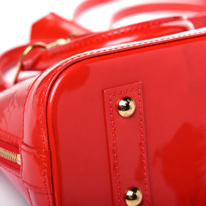 Louis Vuitton Vernis Alma BB Rouge Grenadine 12 of 21