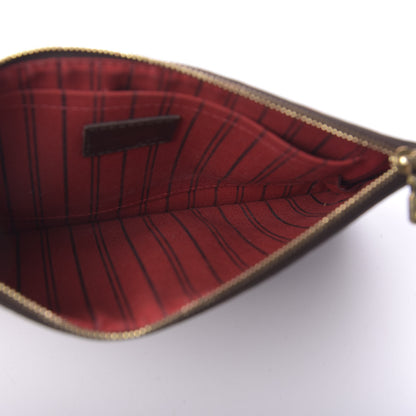 Louis Vuitton Damier Ebene Neverfull MM GM Pochette 5 of 15