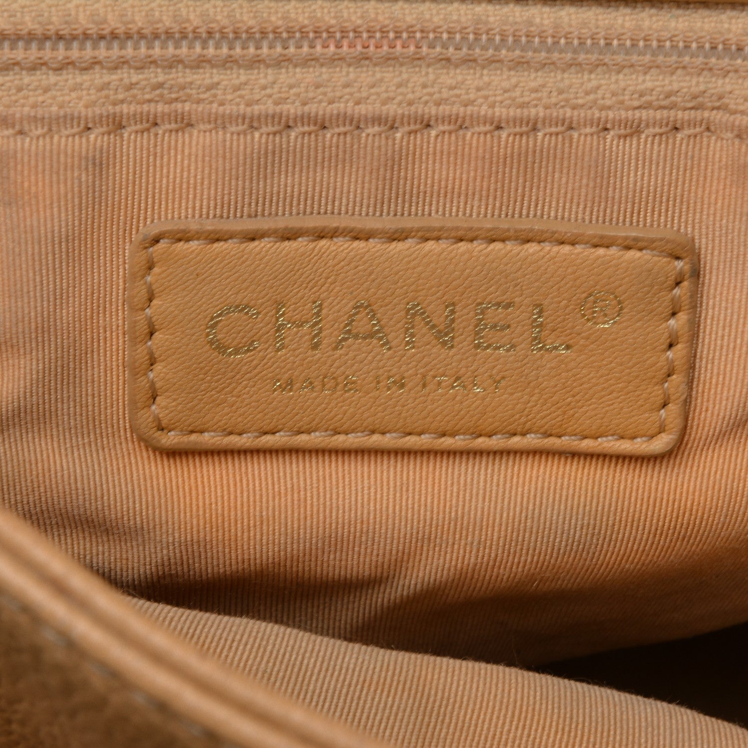 Chanel Calfskin Cerf Executive Shopper Tote Beige 6 of 15