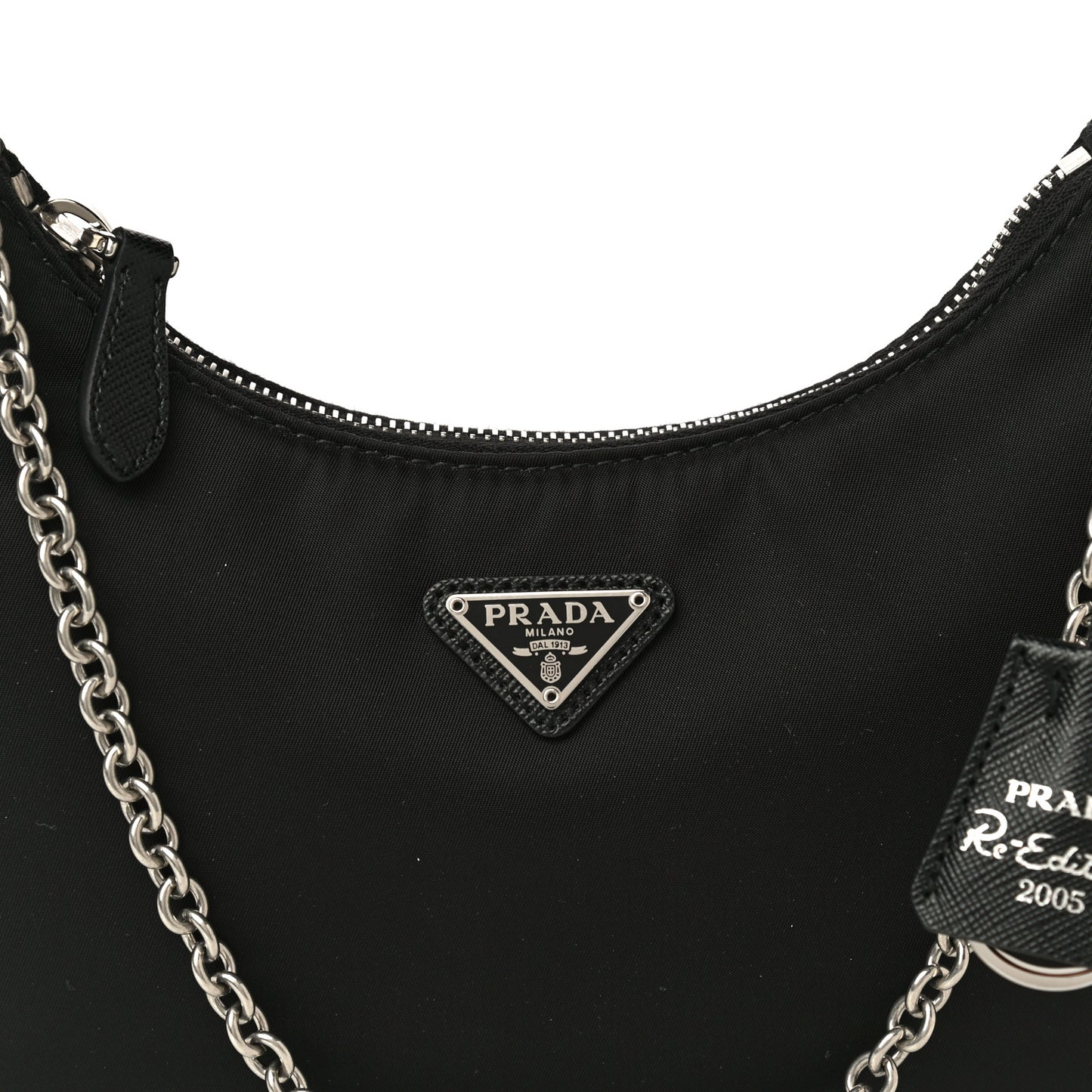 Nylon Re-Edition 2005 Shoulder Bag Black