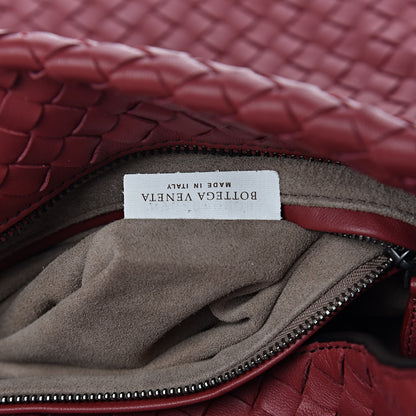 Bottega Veneta Nappa Intrecciato Large City Hobo Baccara Rose Nero 8 of 11